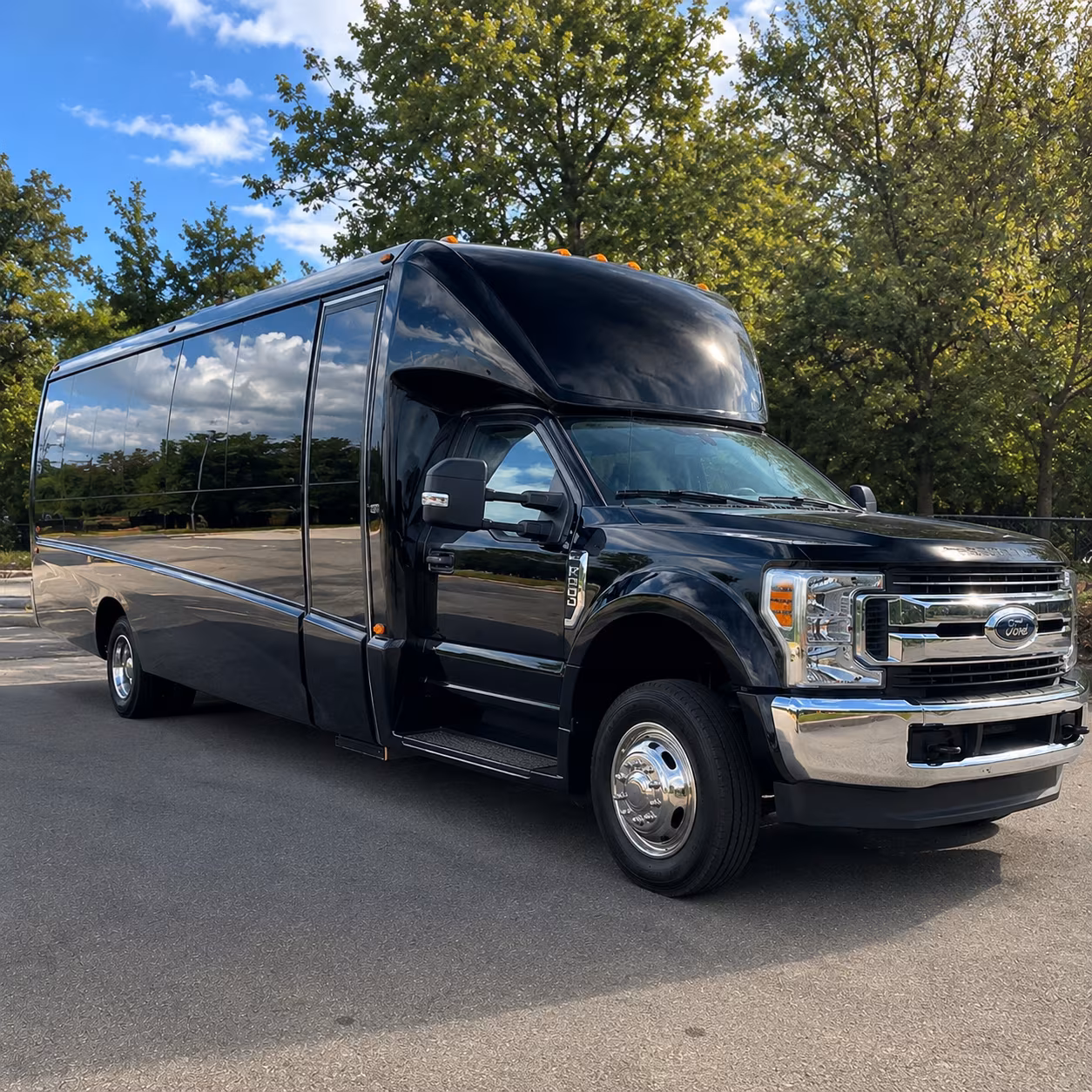 warner robins corporate event transportation onboard seating