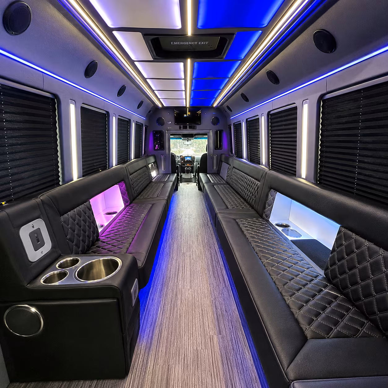 warner robins party bus rentals inside