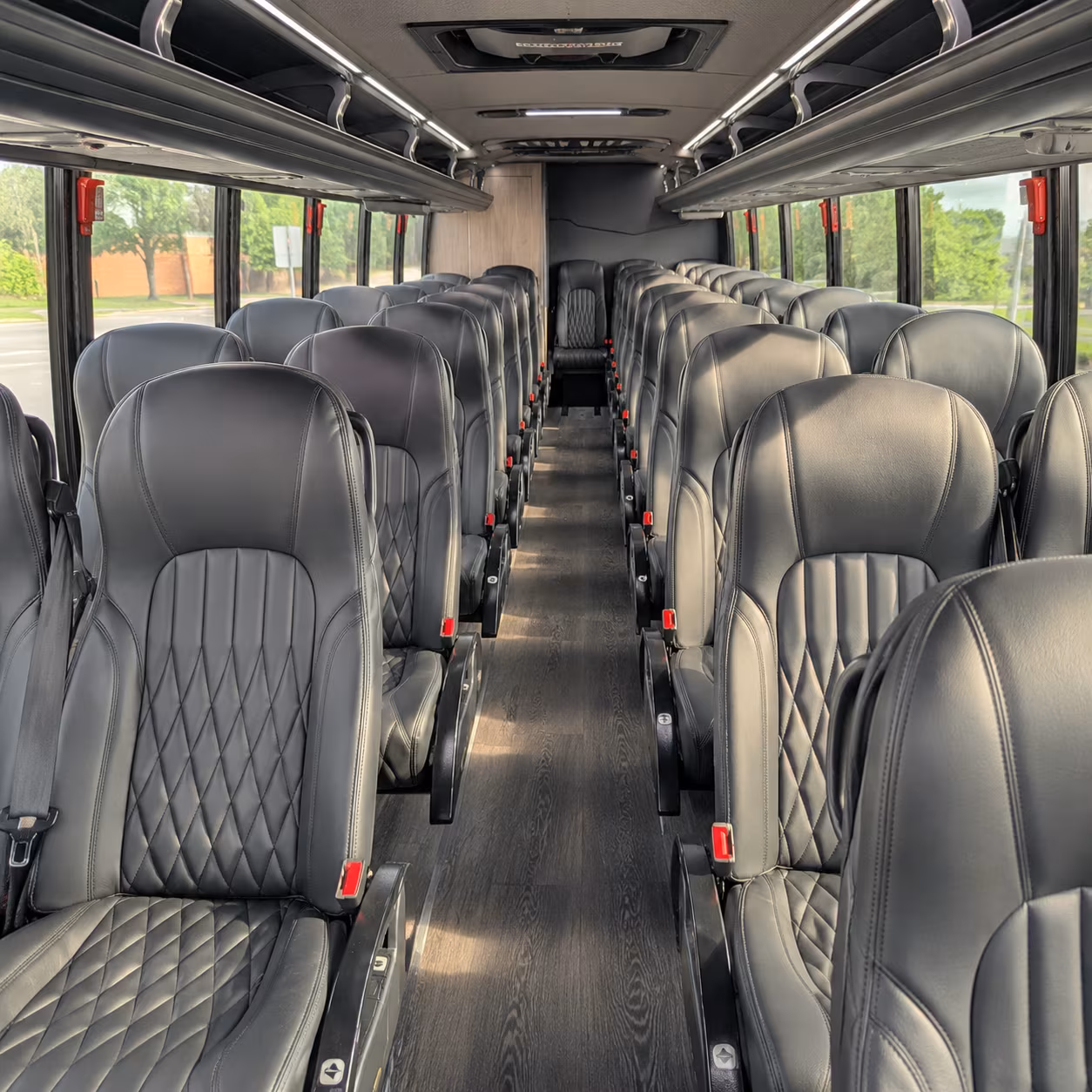 warner robins private event transportation onboard seating
