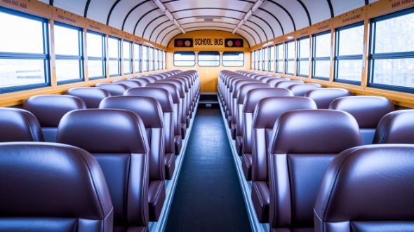 school bus rental interior roswell